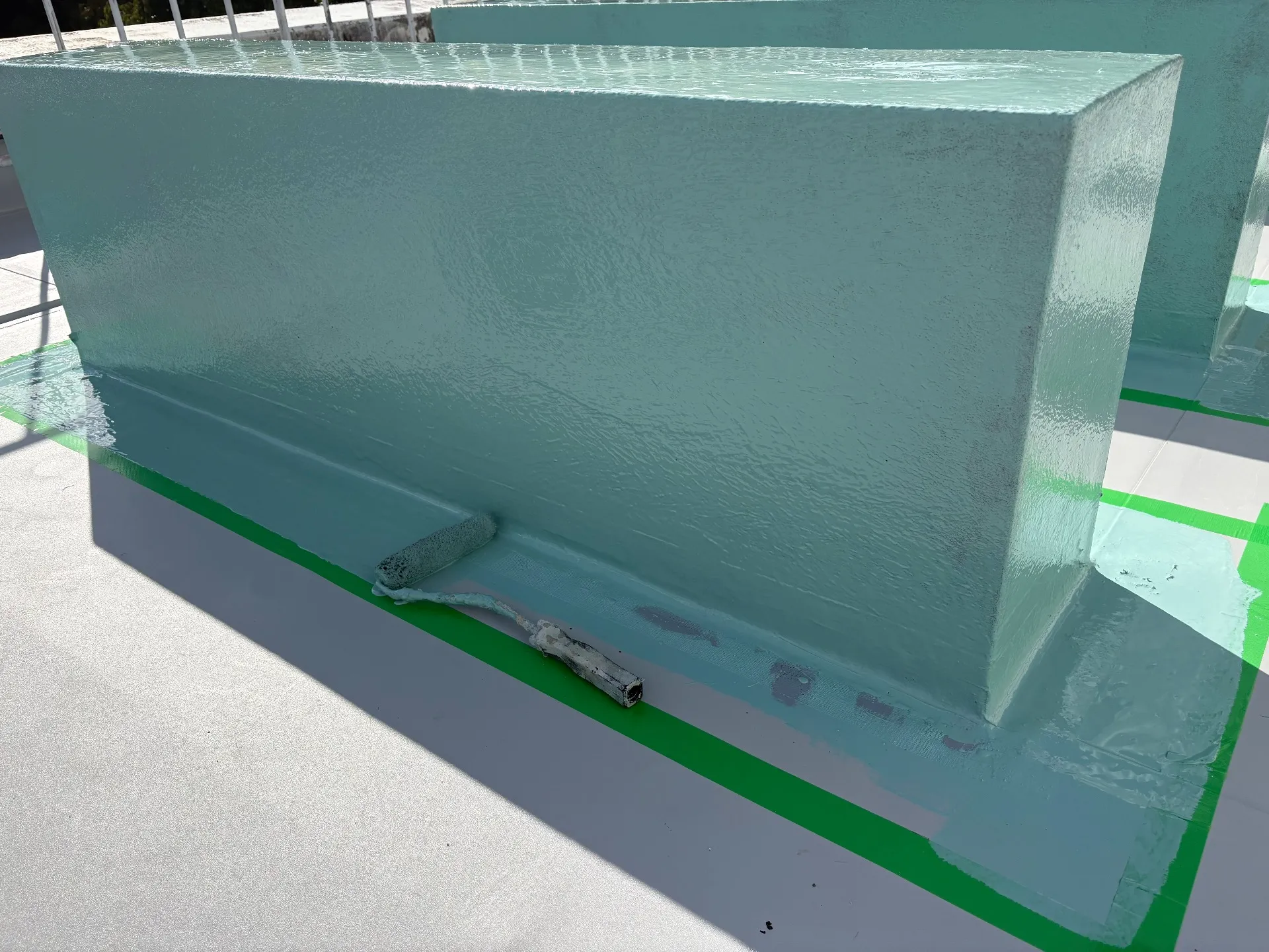 塩ビシートウレタン複合防水工事